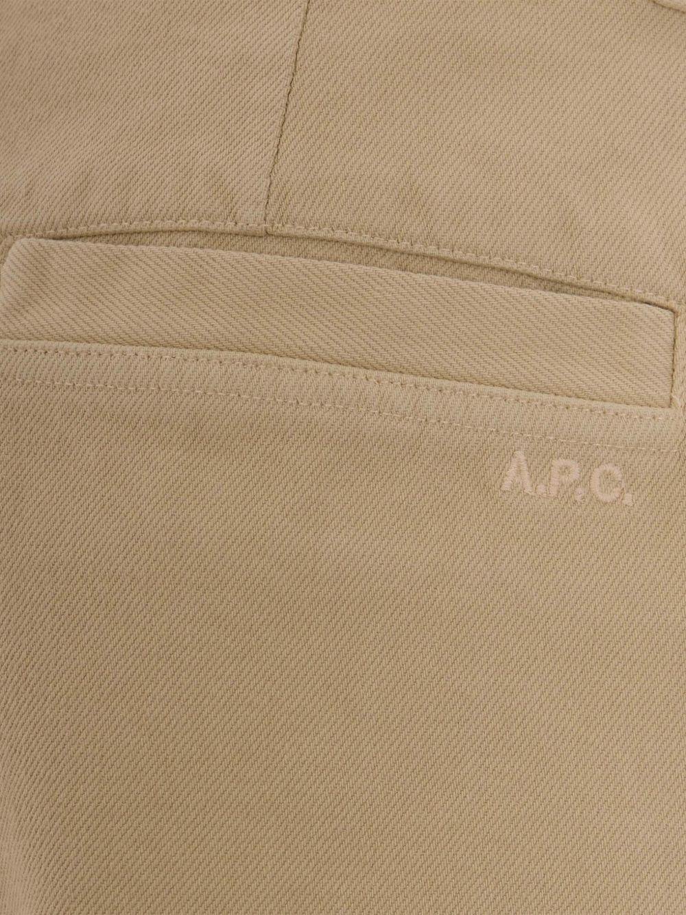 Pantaloni dritti in beige A.P.C.- uomo 
