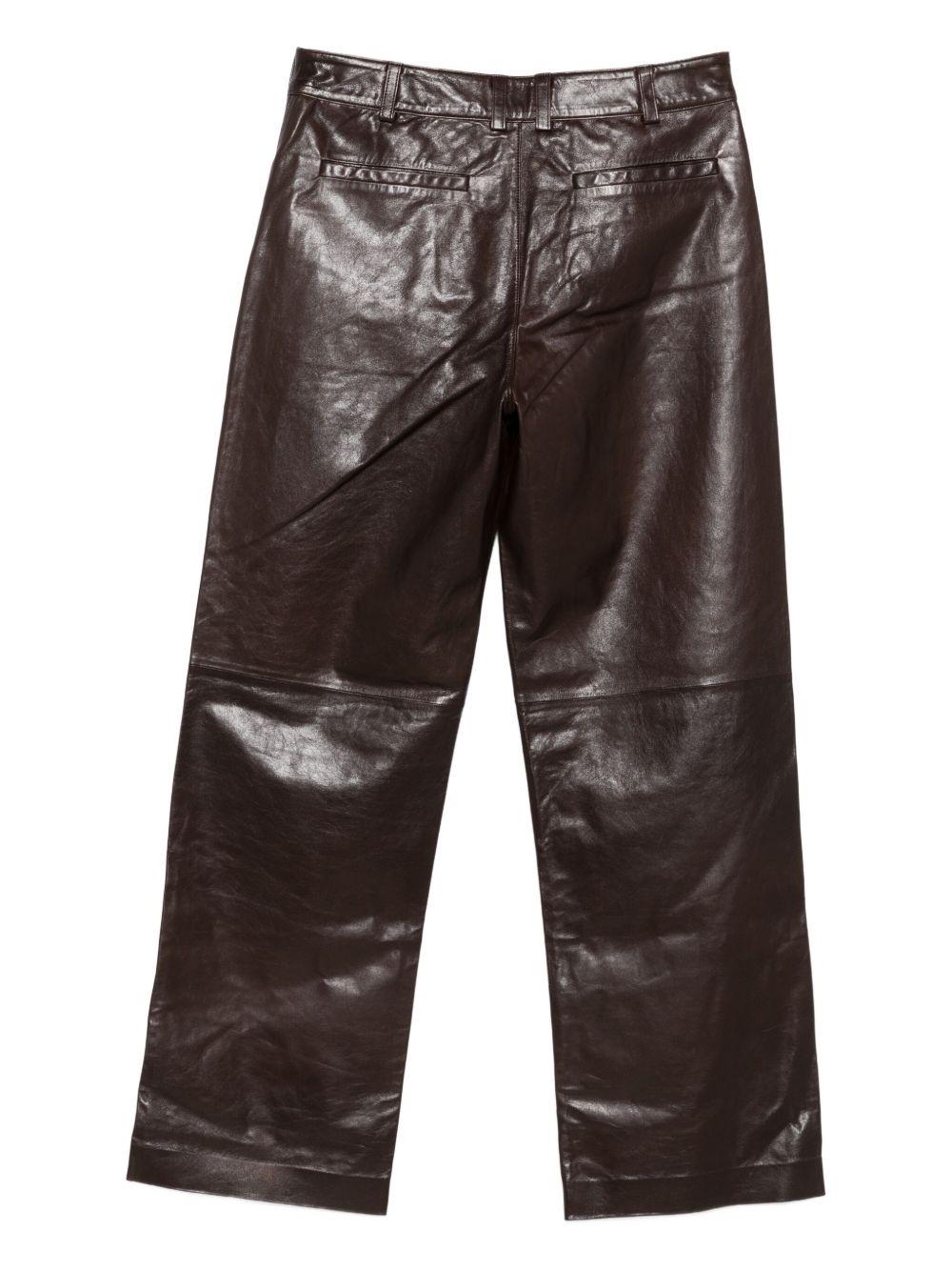 Pantaloni con passanti in marrone Entire studios - unisex 
