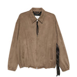 Giacca con zip in marrone Song for the mute - uomo 