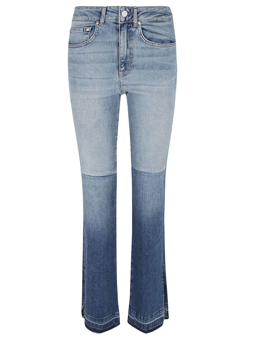 Jeans dritti con applicazione in blu AG Jeans - donna 