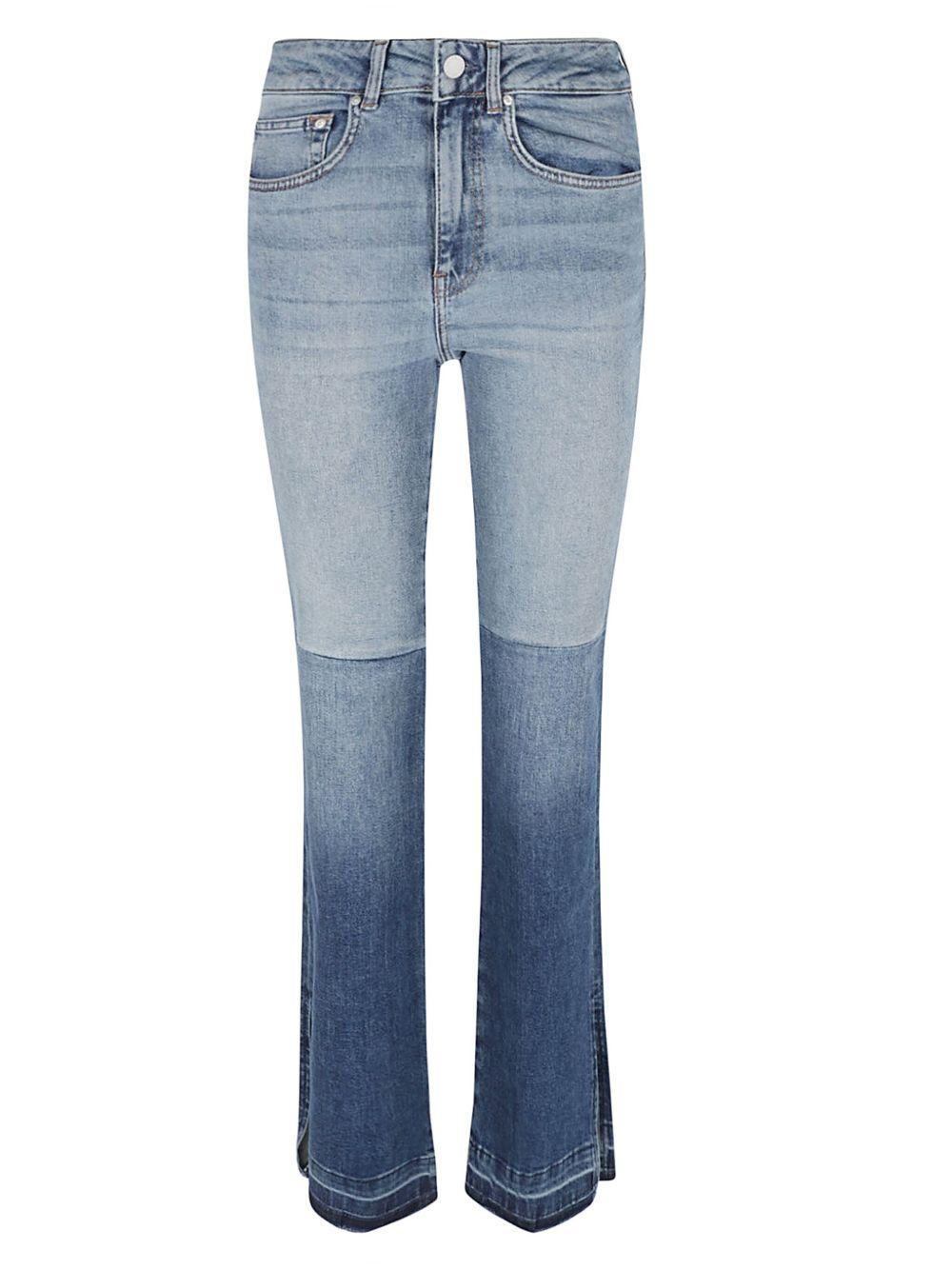 Jeans dritti con applicazione in blu AG Jeans - donna 