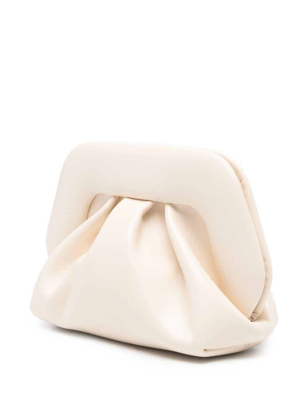 Clutch bios piccola in avorio Themoirè - donna 