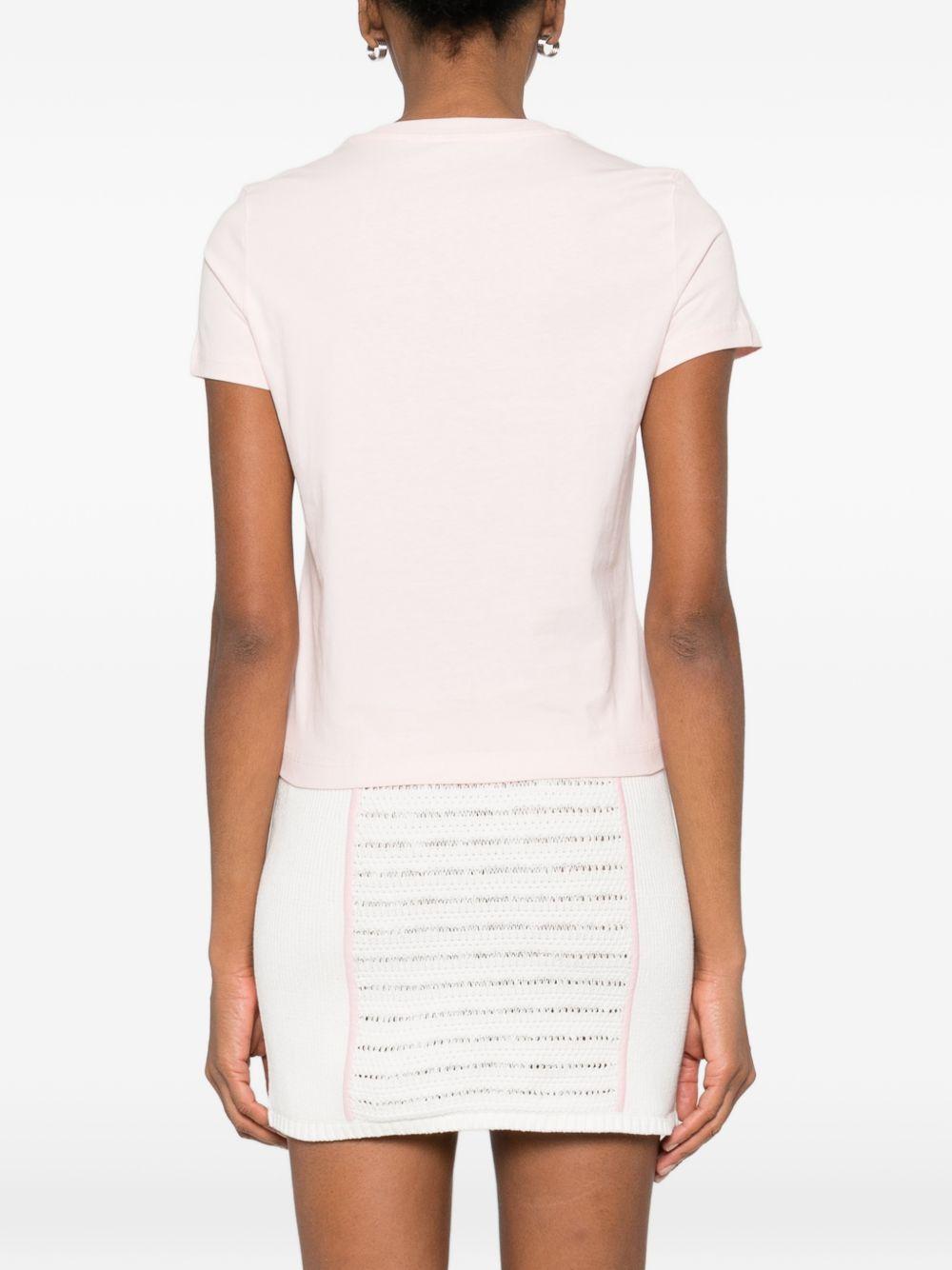 T-shirt a maniche corte in rosa Casablanca - donna 