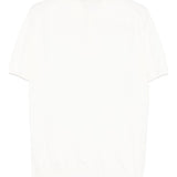 Polo in cotone in bianco Caruso - uomo 