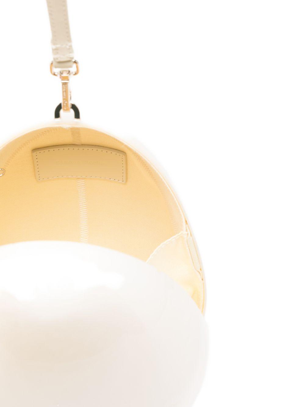 Borsa a mano egg grande in avorio Simone Rocha - donna 