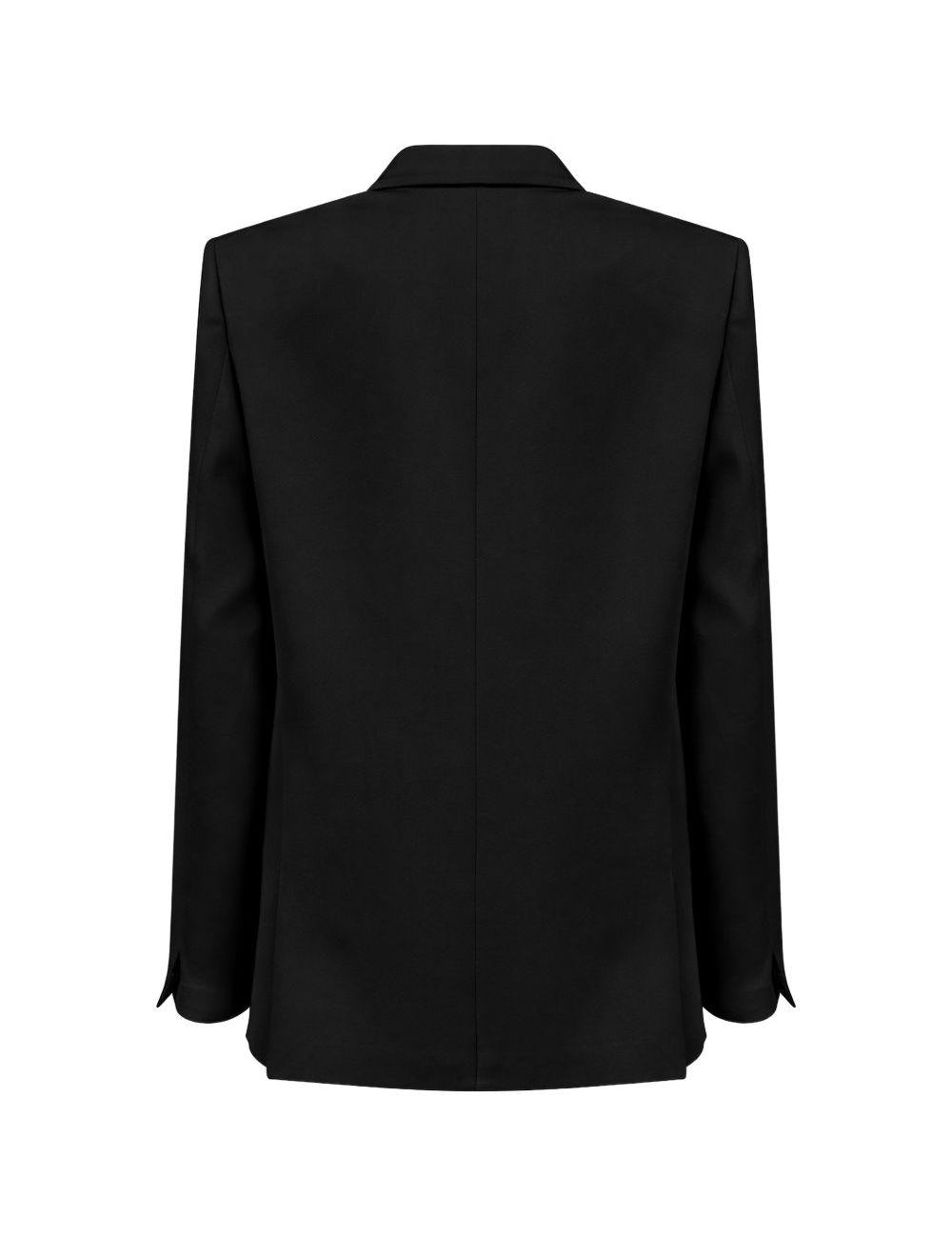 Blazer doppiopetto in crepe in nero Amen - donna 