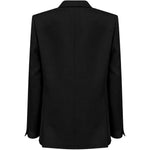 Blazer doppiopetto in crepe in nero Amen - donna 