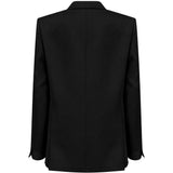 Blazer doppiopetto in crepe in nero Amen - donna 