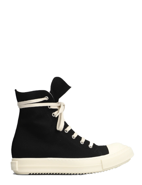 Sneakers alte in nero Rick Owens Drkshdw - uomo 
