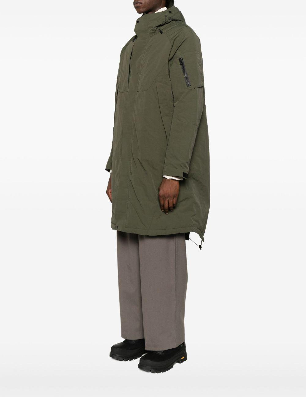 Giacca con cappuccio e zip in verde Jg1 - uomo 