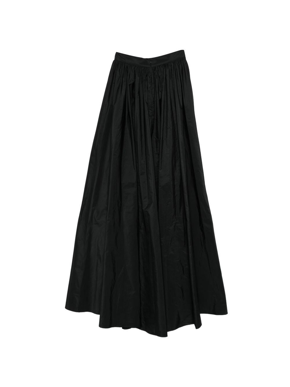 Gonna lunga arricciata in nero Elie Saab - donna 