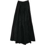 Gonna lunga arricciata in nero Elie Saab - donna 