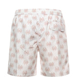 Pantaloncini da bagno con stampa granchio in bianco Eleventy - uomo 