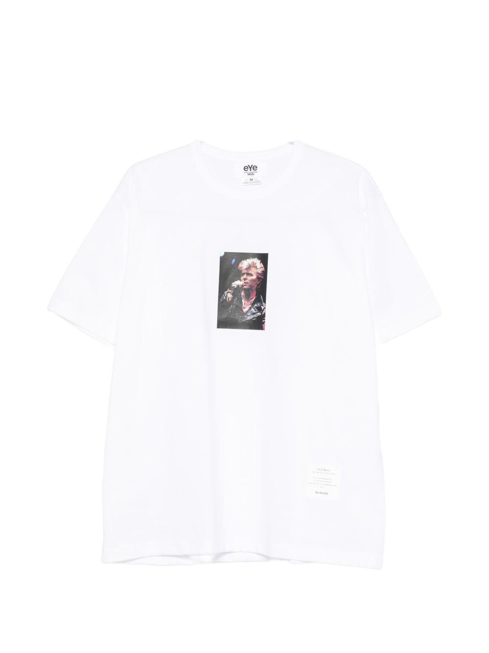 T-shirt a maniche corte in bianco Junya watanabe - uomo 