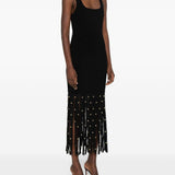 Abito con frange in nero Simkhai - donna 