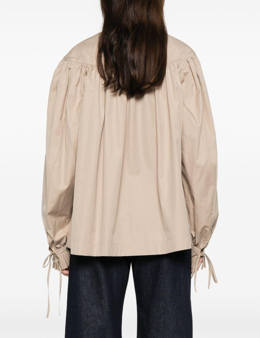 Top a collo alto Catya in beige Dries van noten - donna 