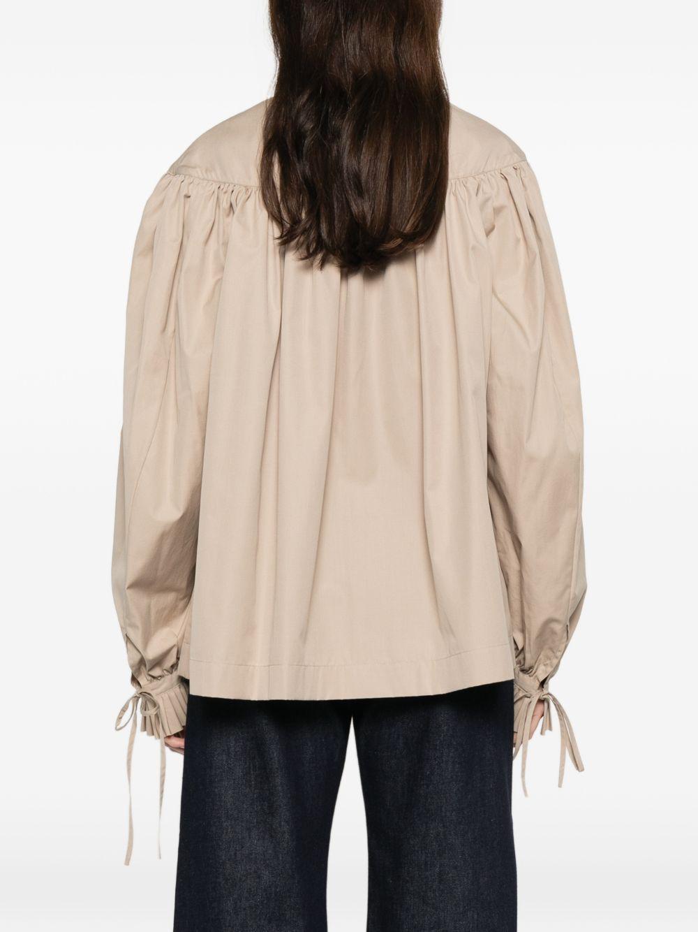 Top a collo alto Catya in beige Dries van noten - donna 
