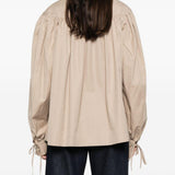 Top a collo alto Catya in beige Dries van noten - donna 