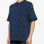 T-shirt con logo in blu Casablanca - uomo 