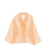 Giacca semi-trasparente emma in beige Antonelli - donna 