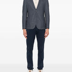 Pantaloni con coulisse in blu navy Eleventy - uomo 