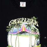 T-shirt con stampa in nero Casablanca - uomo 