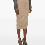 Gonna midi Donna a matita in marrone the latest - donna 
