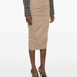 Gonna midi Donna a matita in marrone the latest - donna 