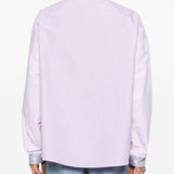 Camicia con logo in lilla Marni - uomo 