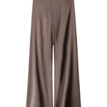 Pantaloni Stroll a gamba ampia in marrone Staud - donna 