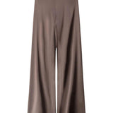 Pantaloni Stroll a gamba ampia in marrone Staud - donna 