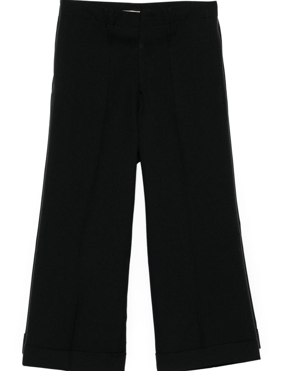 Pantaloni crop in nero Random Identities - uomo 