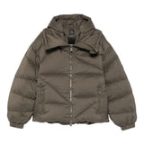 Giacca imbottita con chiusura a zip in verde Bacon - donna 