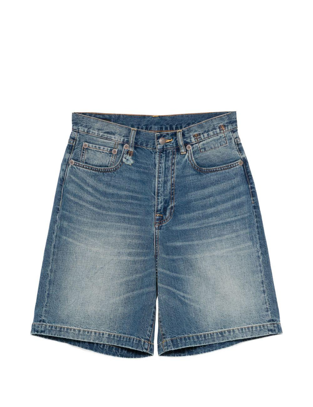 Pantaloncini di jeans a cinque tasche in blu R13 - donna 