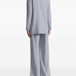Giacca doppiopetto senza revers in azzurro chiaro Alberta Ferretti - donna 