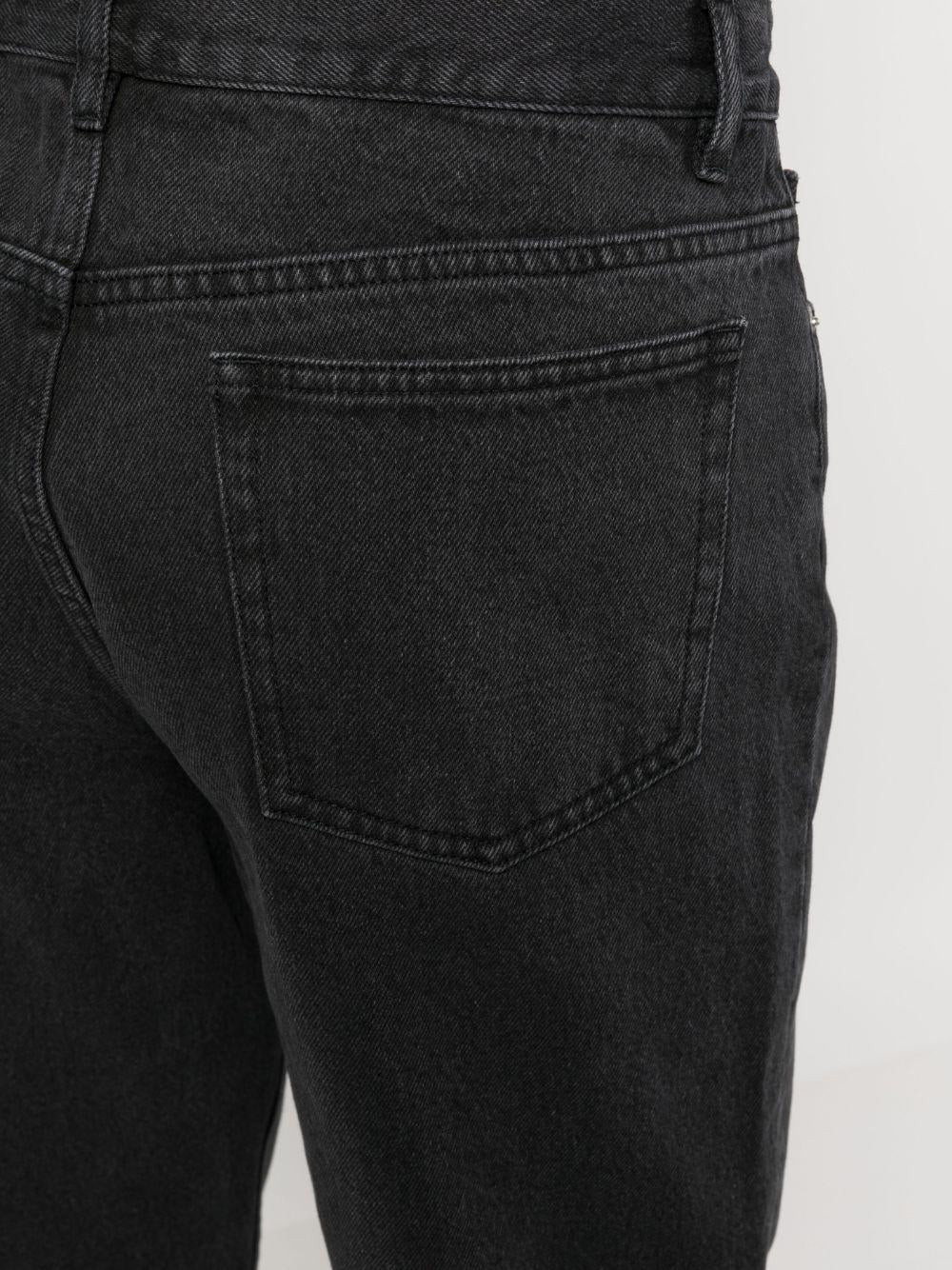Jeans martin a gamba dritta  in nero - A.P.C  uomo 