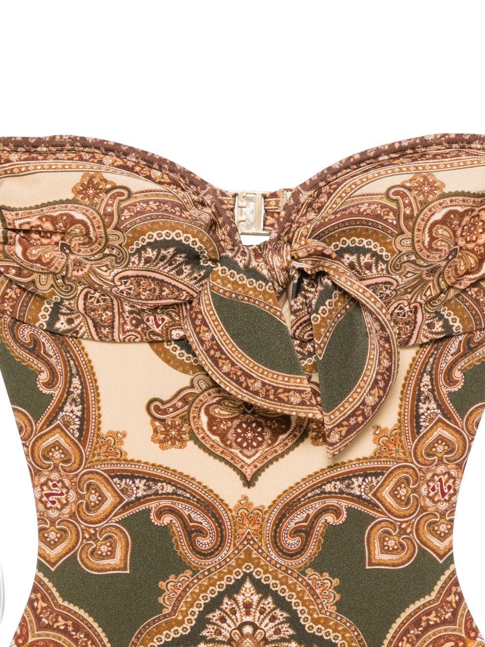 Costume da bagno Mahon con stampa paisley multicolor 