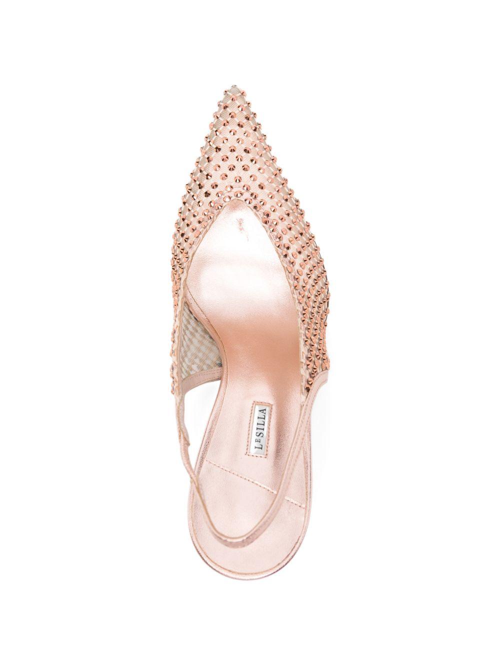 Décolleté con cristalli in rosa Le silla - donna 