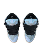 Sneakers con lacci curb  in blu Lanvin - uomo 