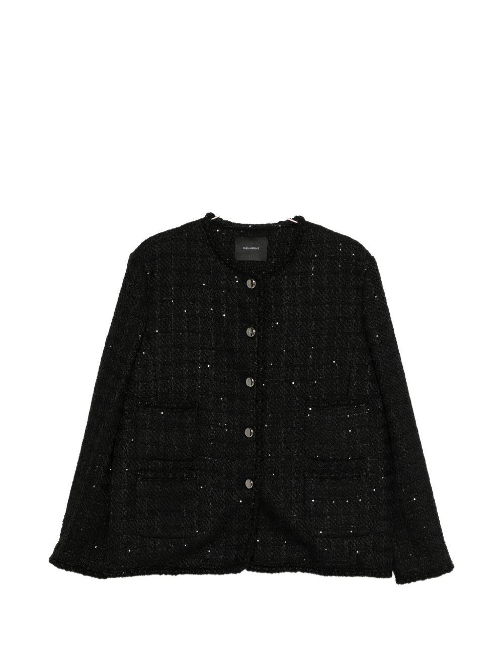 Giacca con paillettes in nero Thelaurent - donna 