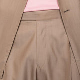 Completo doppiopetto in beige Caruso - uomo 
