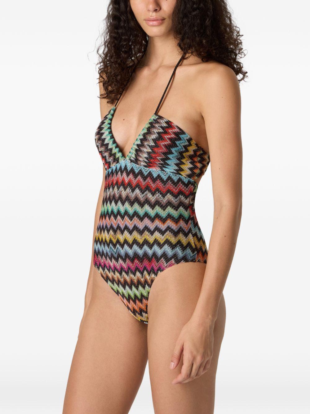 Costume con motivo a zigzag in multicolore Missoni - donna 