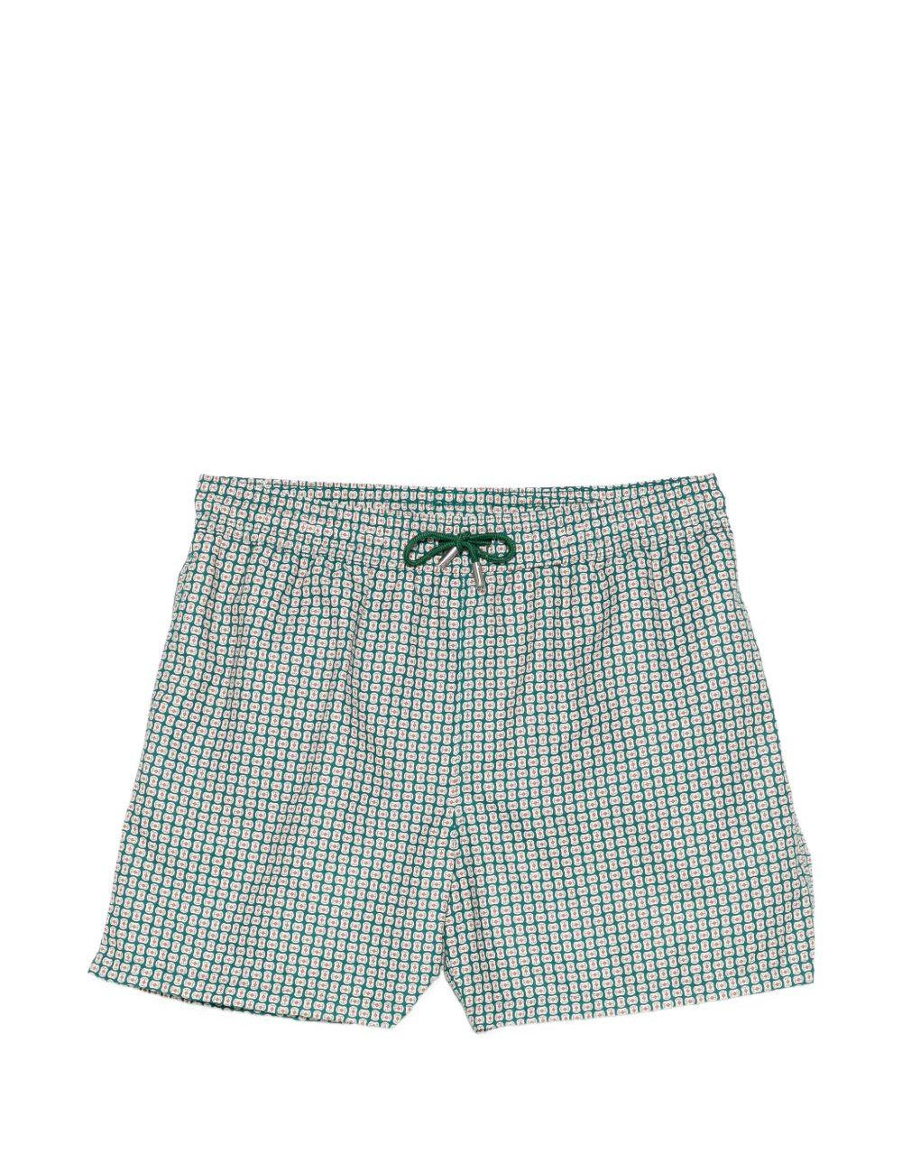 Costume da bagno stampati con coulisse Kelly in verde Simkhai - uomo 