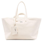 Tote bag Le Drummer Toile in avorio A.P.C. - donna 