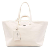 Tote bag Le Drummer Toile in avorio A.P.C. - donna 