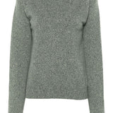 Maglione a strati in verde di Rabanne - donna 