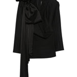 Abito stile blazer con fiocco  in nero David koma - donna 