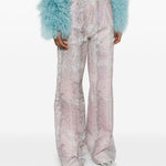 Jeans con stampa in blu e rosa Haikure - donna 