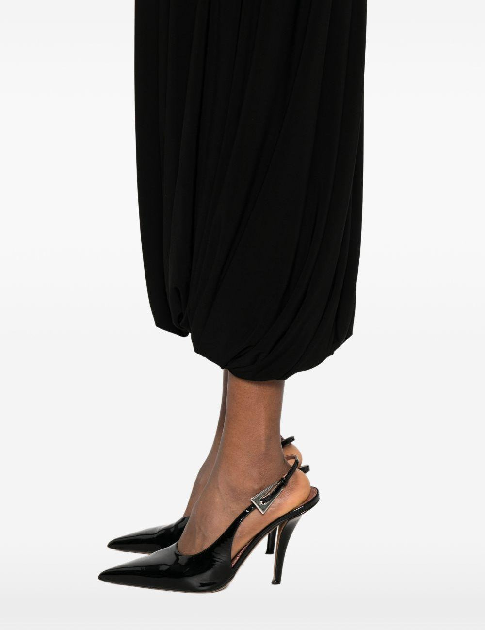 Abito midi senza maniche in nero Norma kamali - donna 