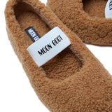 Ballerine in shearling in marrone Moon boot - donna 
